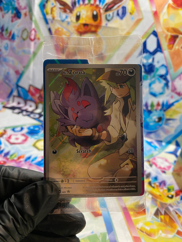 Pokémon N's Zorua Promo #189 (Still in Plastic) - NM/M