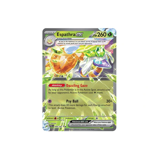 Pokémon Espathra Ex #006 (PAF) - NM/M