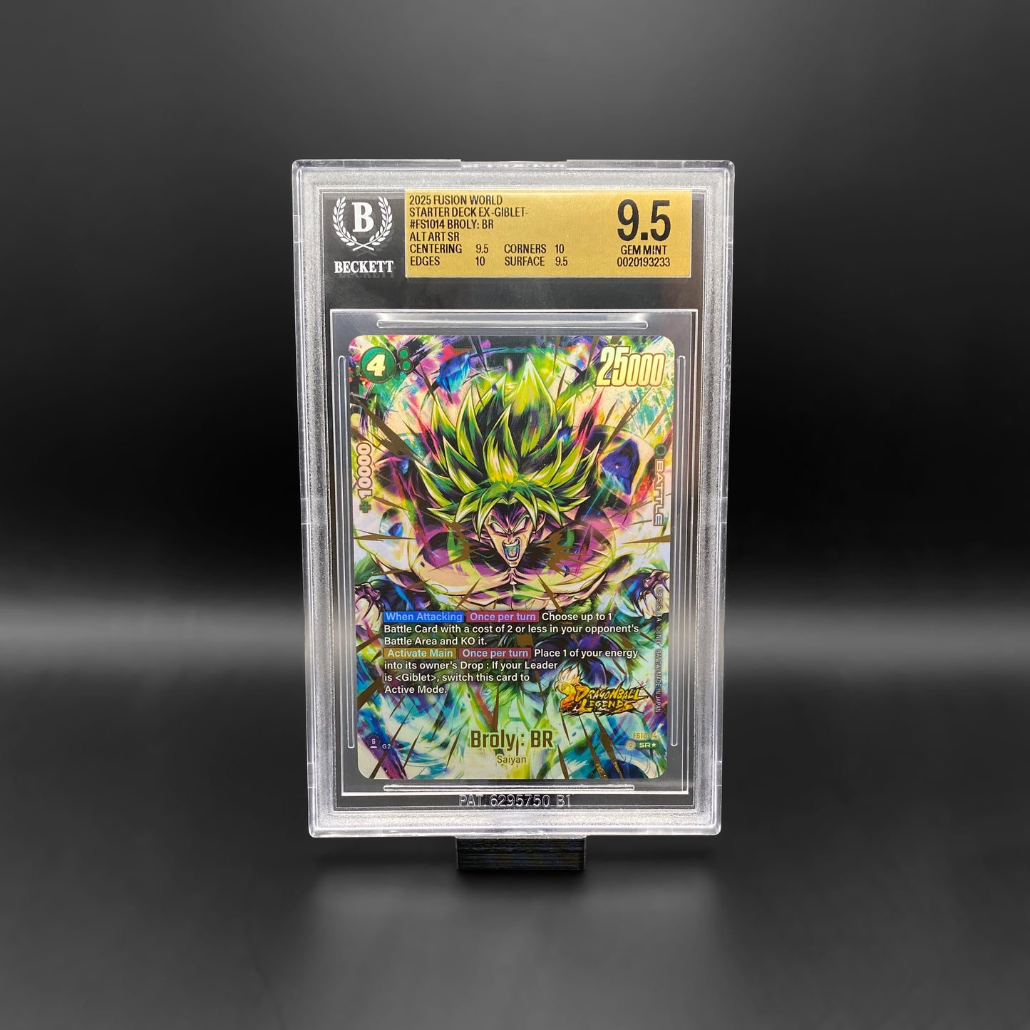 BGS 9.5 / Broly : BR ALT ART SR (FS10-14)