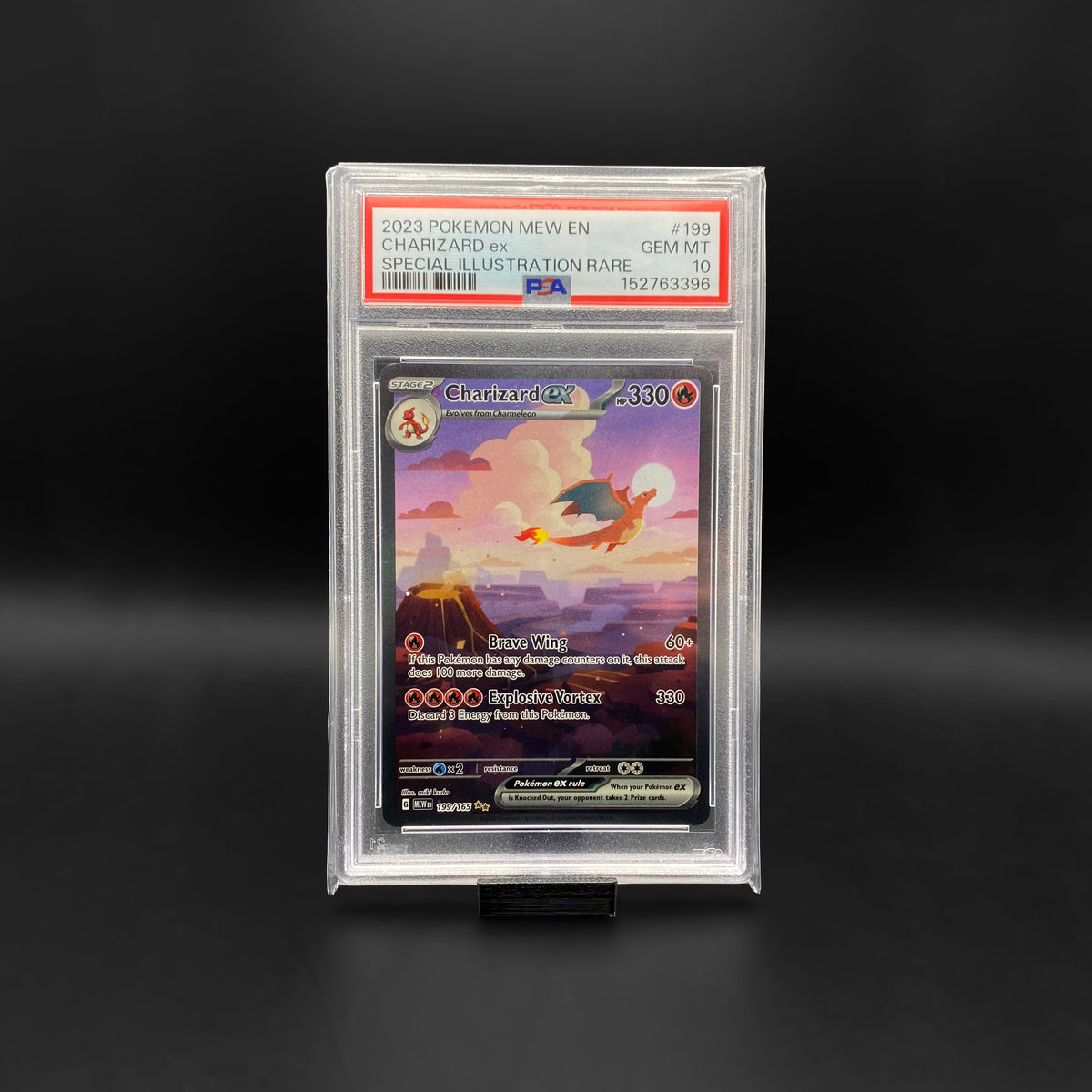 PSA 10 / Charizard ex #199