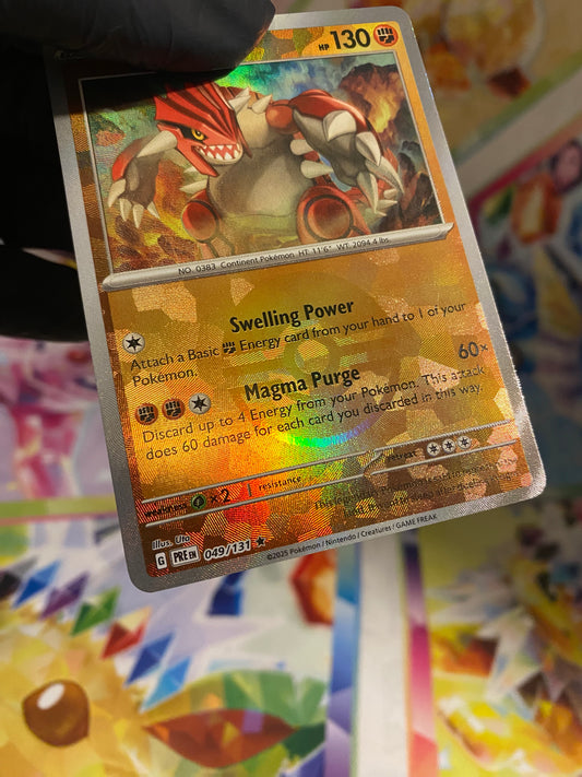 Pokémon Groudon Pokéball #049 (PRE) - NM/M