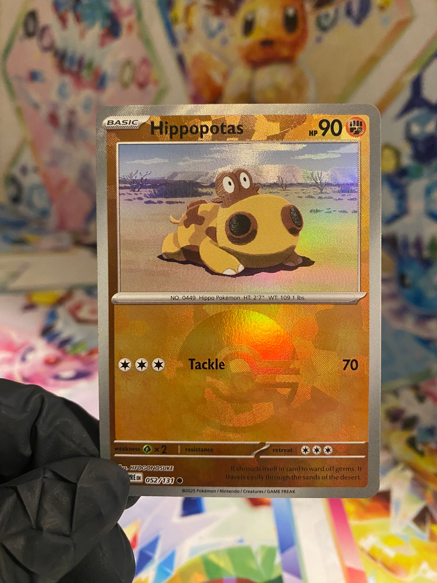 Pokémon Hippopotas Pokéball #052 (PRE) - NM/M