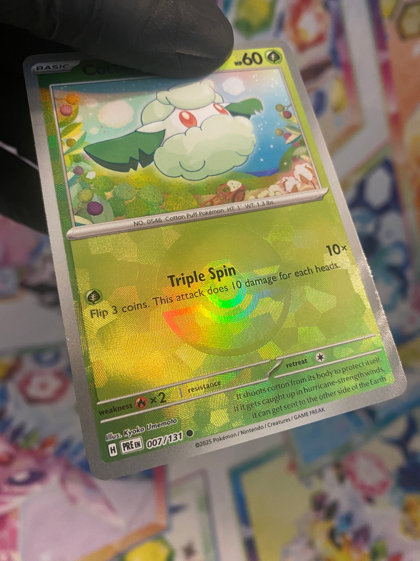 Pokémon Cottonee Pokéball #007 (PRE) - NM/M