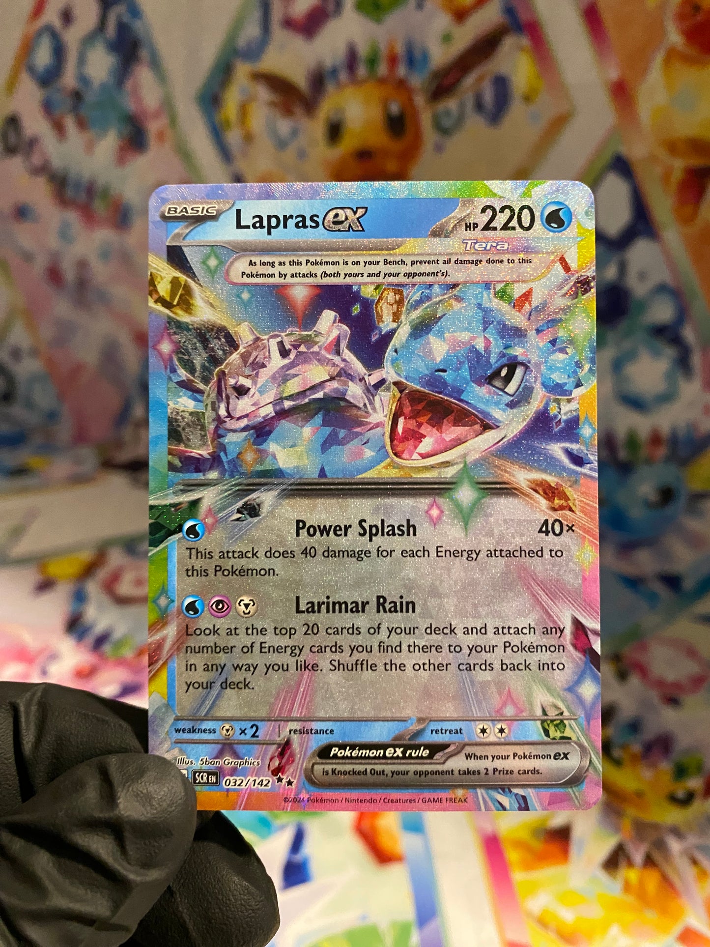 Pokémon Lapras Ex #032 (SCR) - NM/M