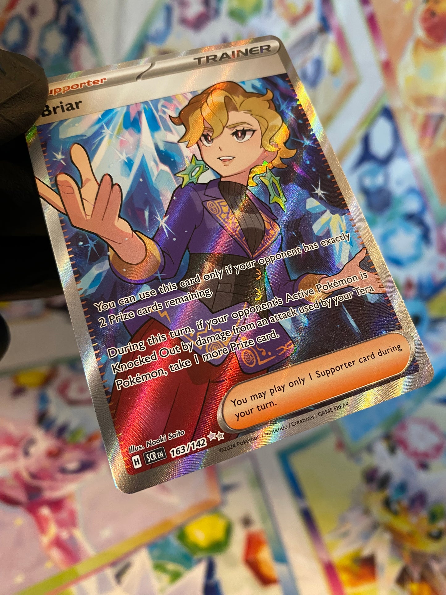 Pokémon Briar #163 (SCR) - NM