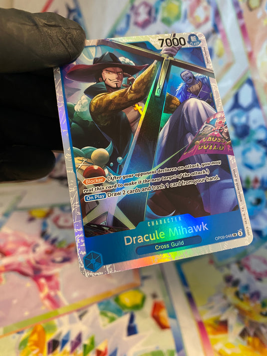 One Piece Dracule Mihawk (OP09-048) - NM/M