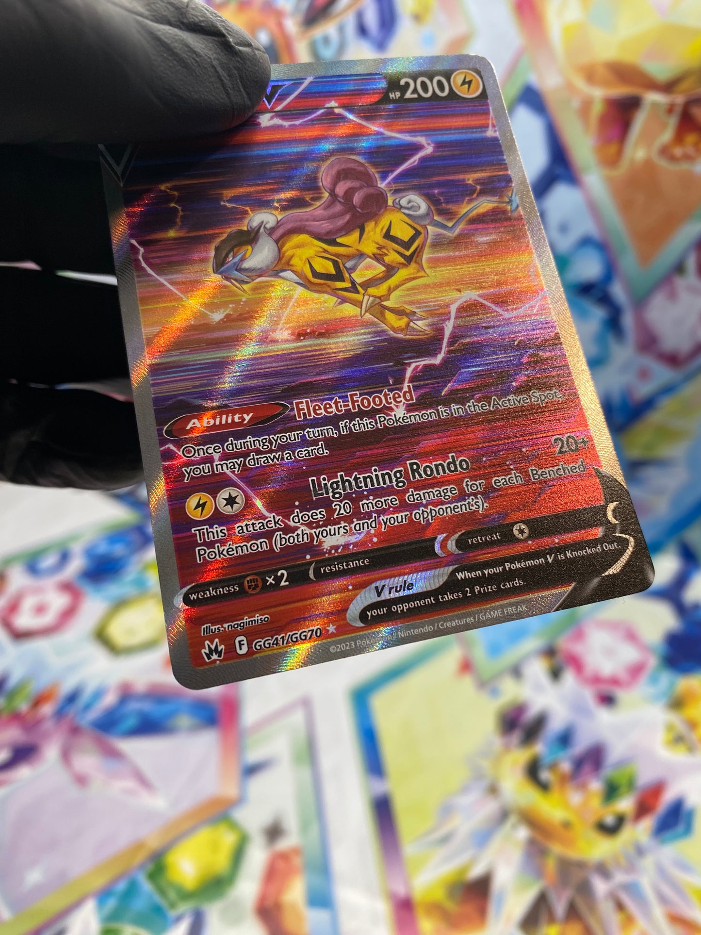 Pokémon Raikou V #GG41 - NM/M