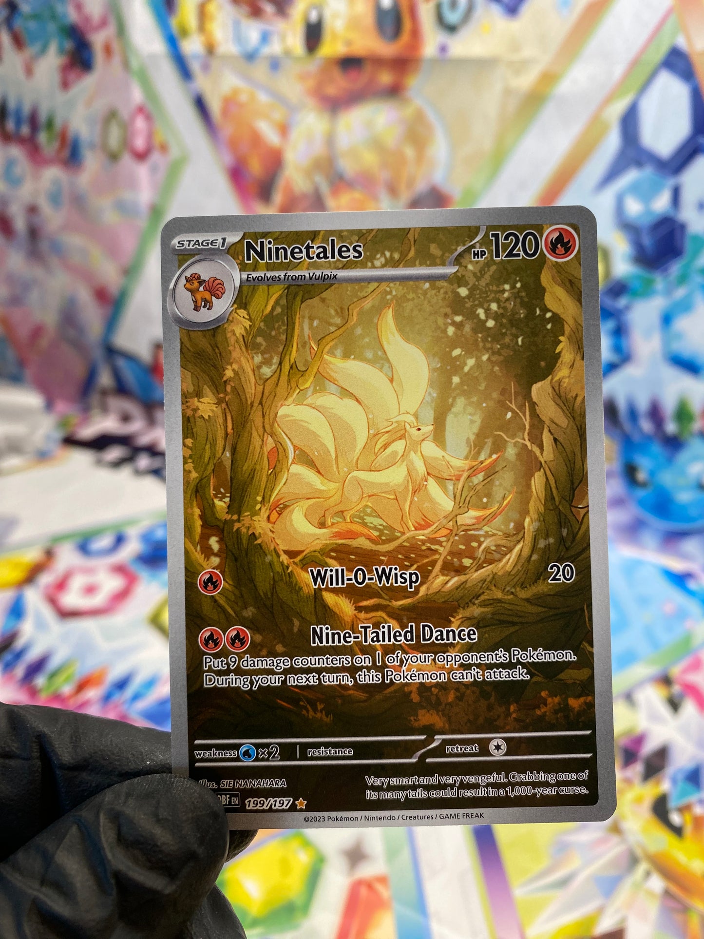 Pokémon Ninetales #199 (OBF) - NM/M