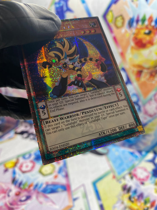 Yu-Gi-Oh! Lunalight Tiger (RA04-EN020) Quarter Century Secret Rare - NM/M