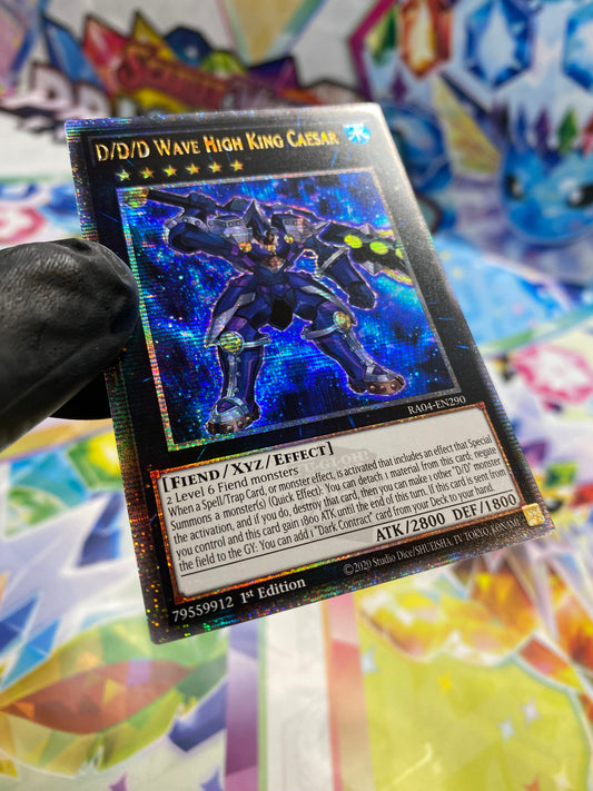 Yu-Gi-Oh! D/D/D Wave High King Caesar (RA04-EN290) Quarter Century Secret Rare - NM/M