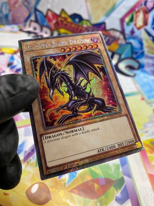Yu-Gi-Oh! Red-Eyes Black Dragon (RA04-EN109) Platinum Secret Rare - NM/M