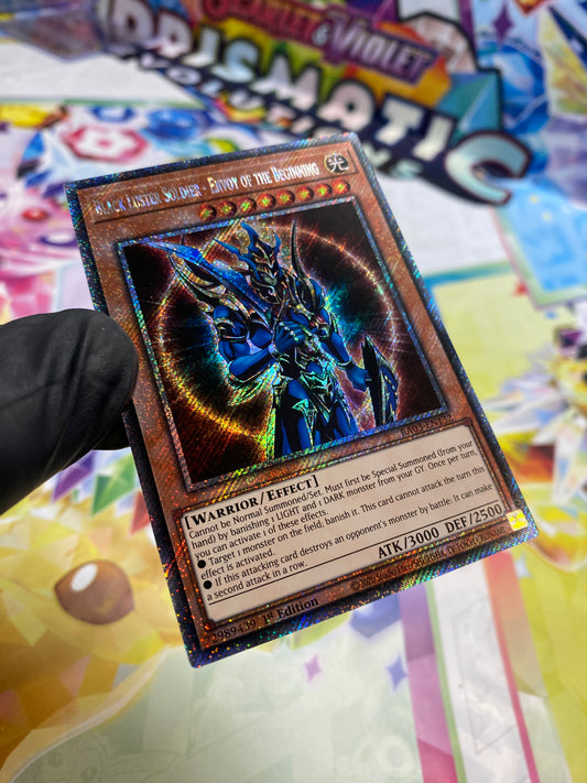 Yu-Gi-Oh! Black Luster Soldier - Envoy Of The Beginning (RA03-EN132) Platinum Secret Rare - NM/M