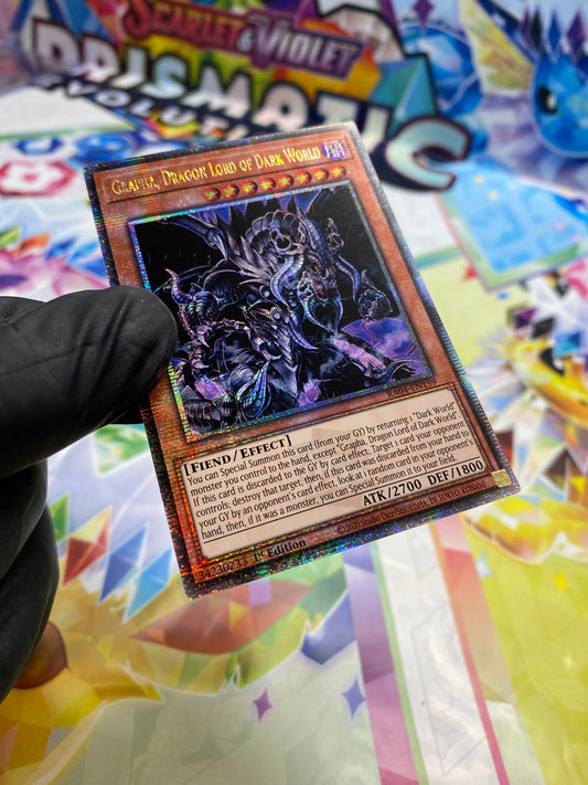 Yu-Gi-Oh! Grapha, Dragon Lord Of The Dark World (RA04-EN159) Quarter Century Secret Rare - NM/M