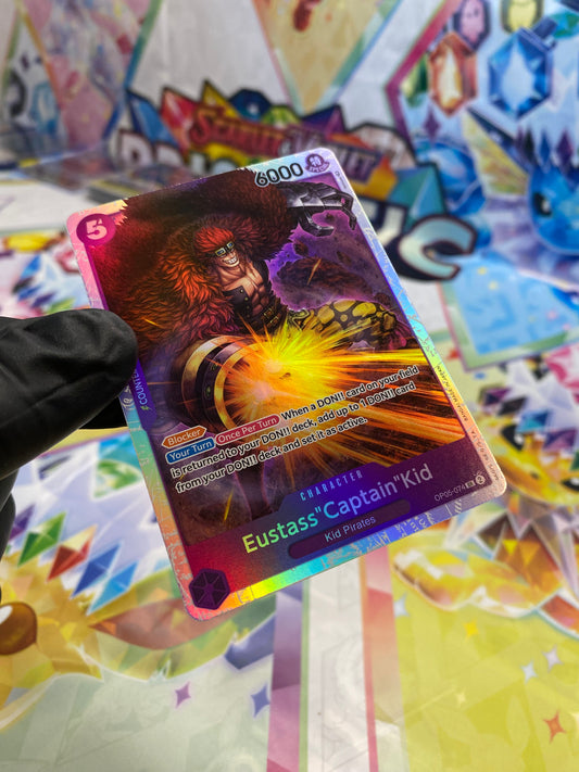 One Piece Eustass"Captain" Kid SR (OP05-074) - NM/M
