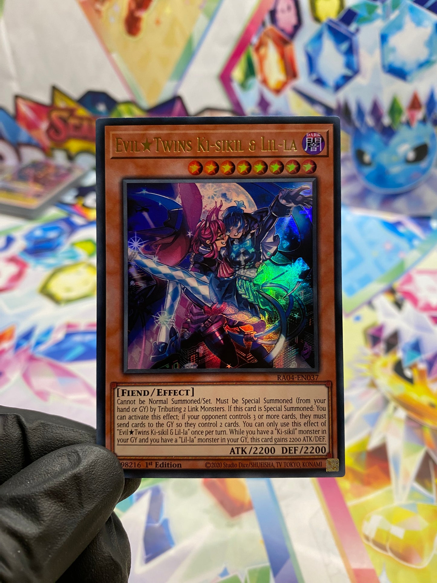Yu-Gi-Oh! Evil Twins Ki-sikil &amp; Lil-la (RA04-EN037) Ultra Rare - NM/M
