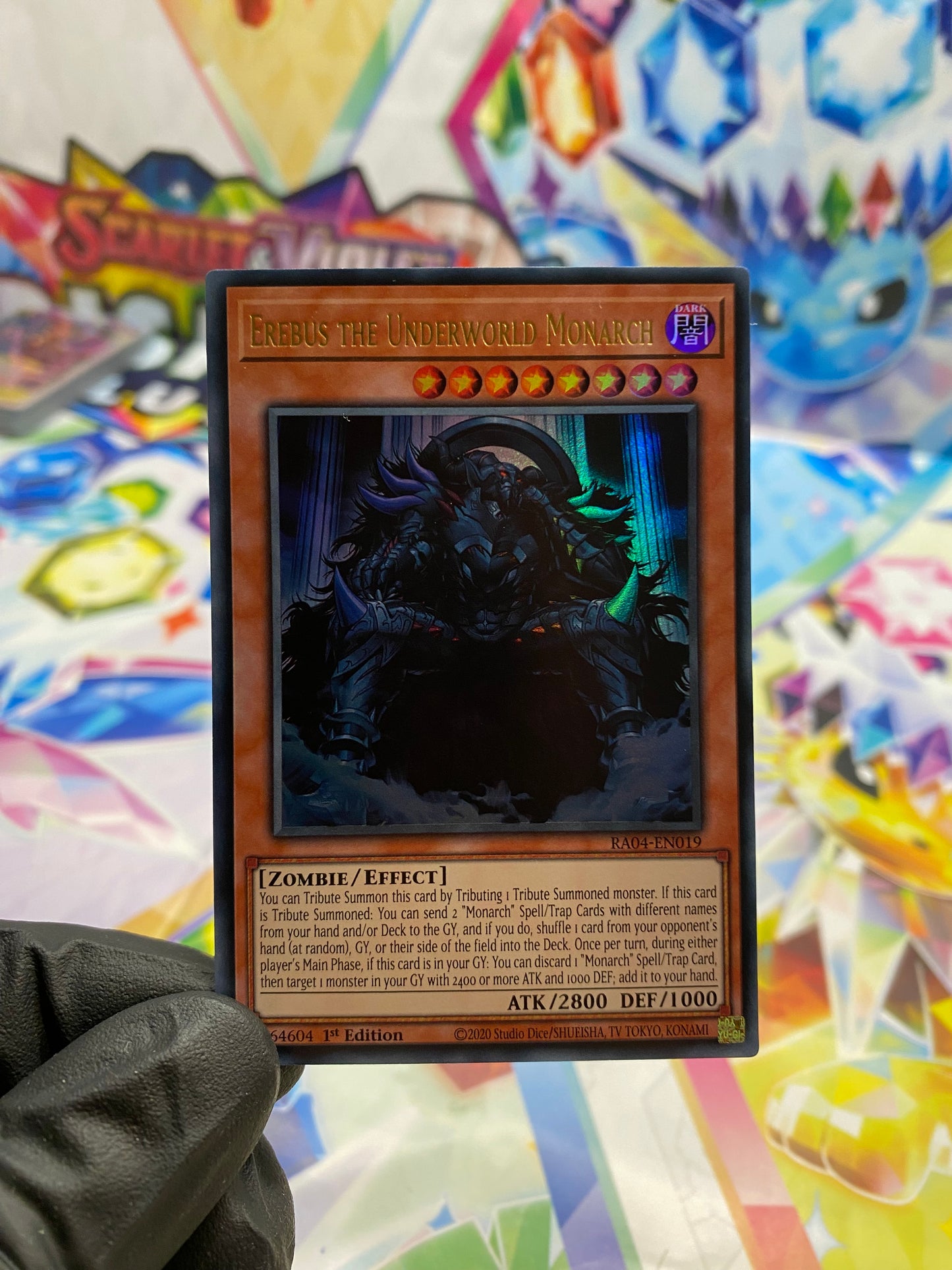 Yu-Gi-Oh! Erebus the Underworld Monarch (RA04-EN019) Ultra Rare - NM/M