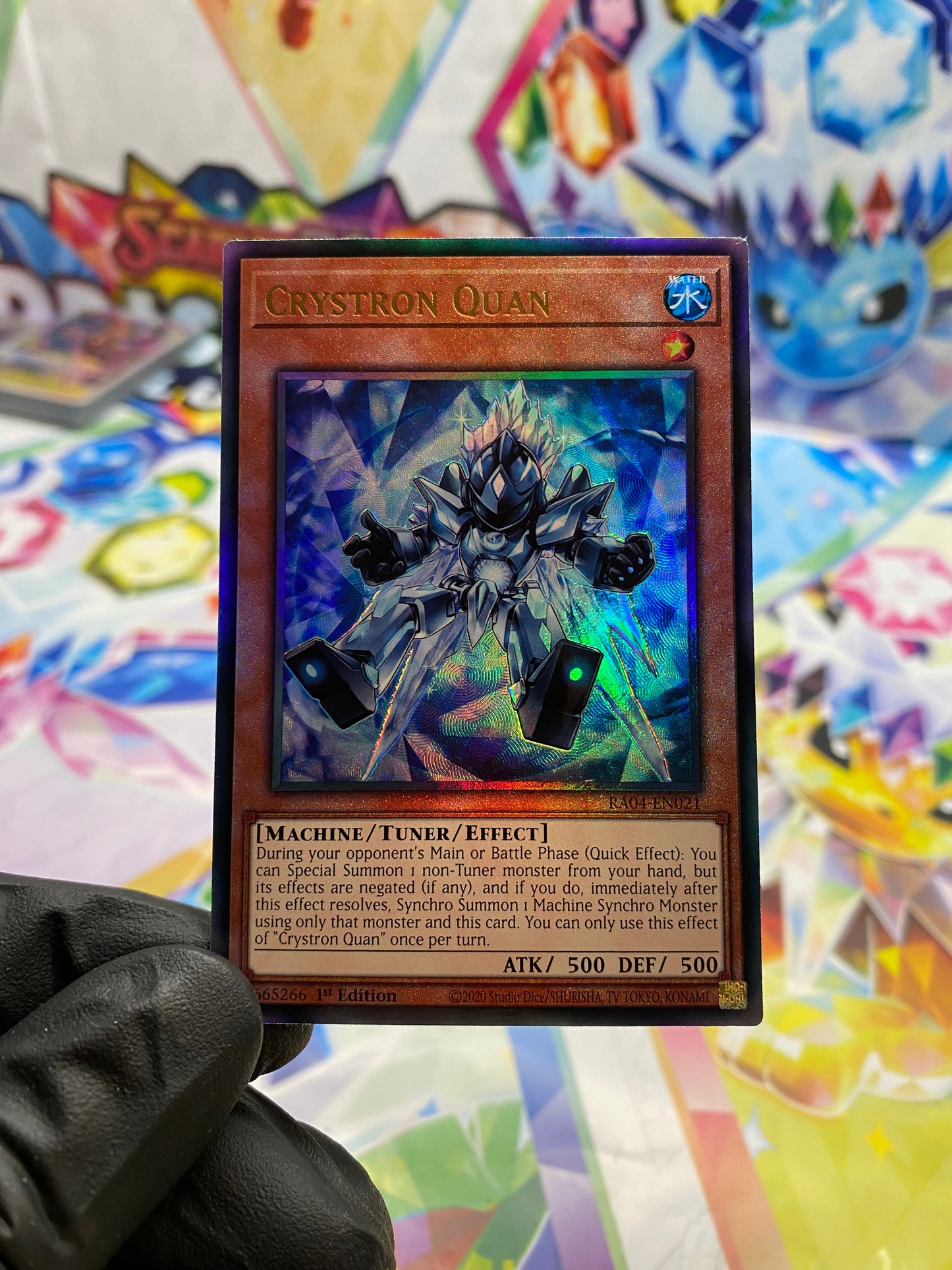 Yu-Gi-Oh! Crystron Quan (RA04-EN021) Ultimate Rare - NM/M