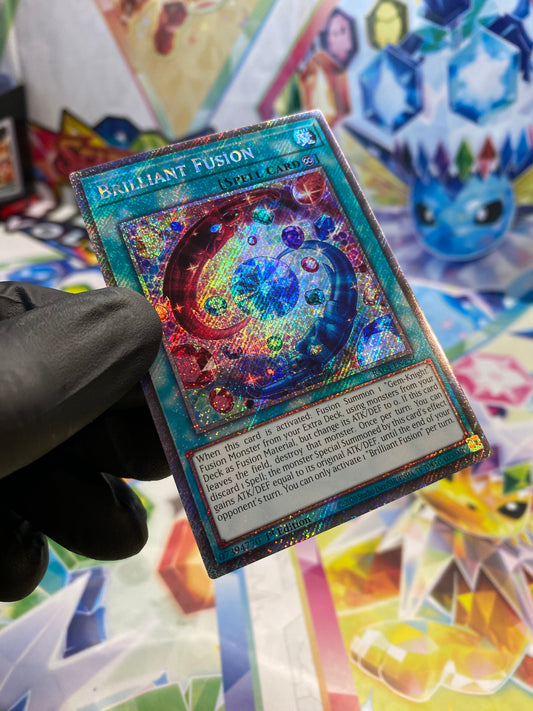 Yu-Gi-Oh! Brilliant Fusion (RA04-EN254) Platinum Secret Rare - NM/M