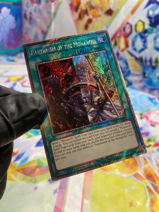 Yu-Gi-Oh! Pantheism of the Monarchs (RA04-EN261) Platinum Secret Rare - NM/M