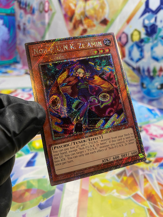 Yu-Gi-Oh! Noh-P.U.N.K. Ze Amin (RA04-EN293) Platinum Secret Rare - NM/M