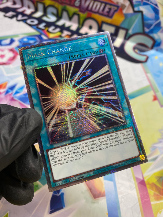 Yu-Gi-Oh! Mask Change (RA04-EN142) Platinum Secret Rare - NM/M