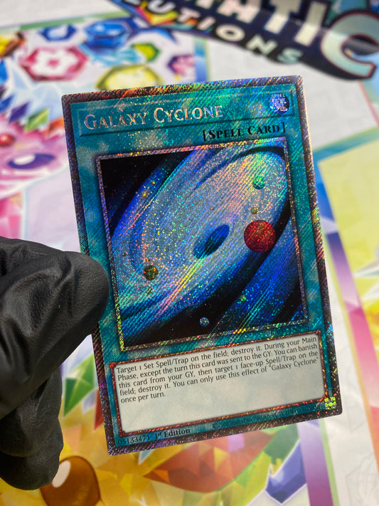 Yu-Gi-Oh! Galaxy Cyclone (RA04-EN250) Platinum Secret Rare - NM/M