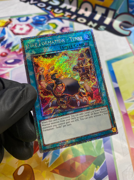 Yu-Gi-Oh! Fire Formation - TenkI (RA04-EN201) Platinum Secret Rare - NM/M