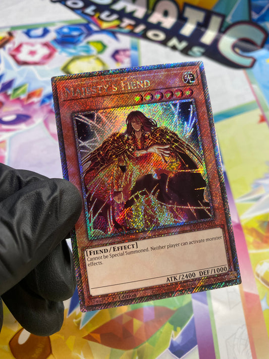 Yu-Gi-Oh! Majesty's Fiend (RA04-EN216) Platinum Secret Rare - NM/M