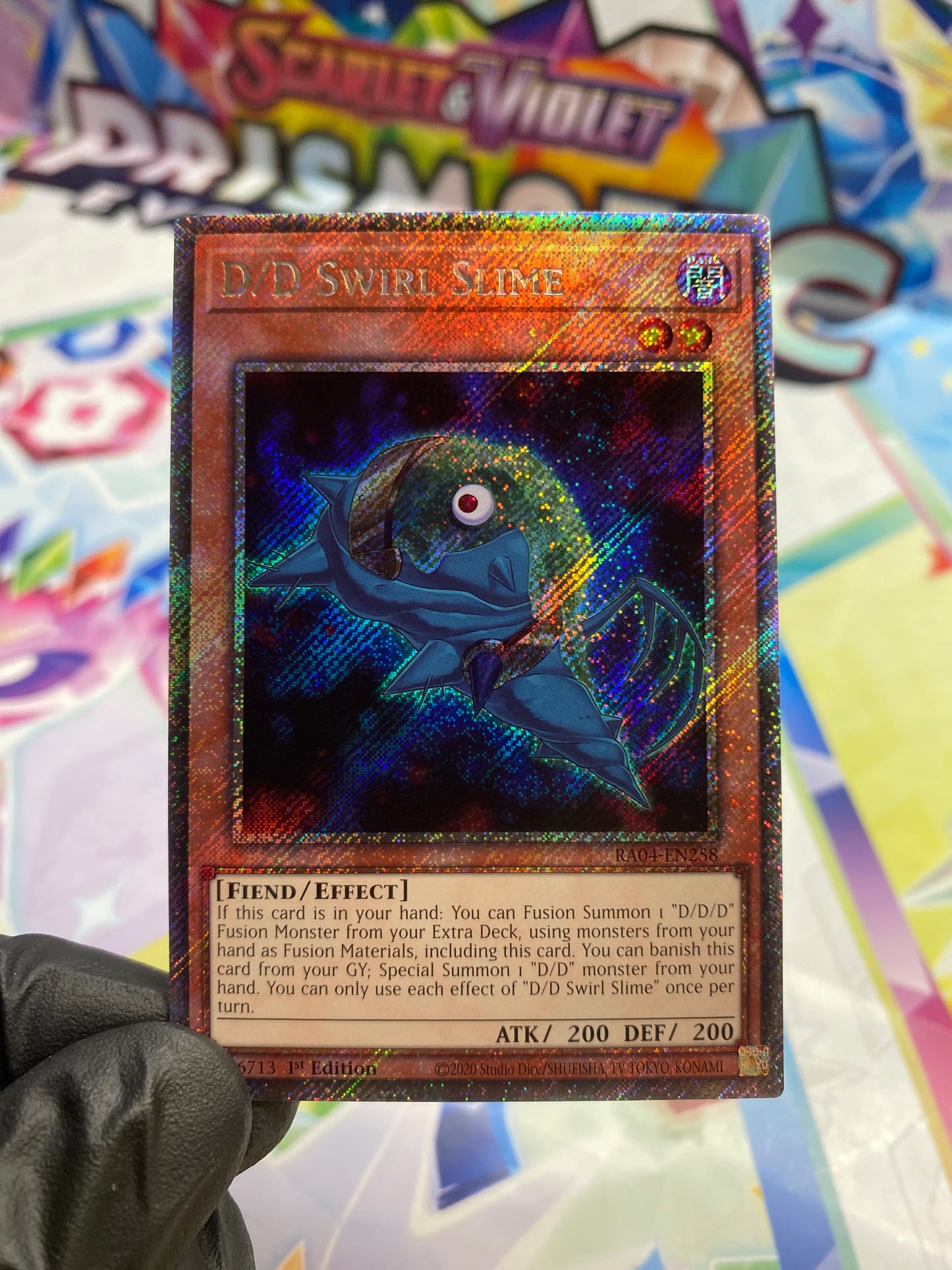 Yu-Gi-Oh! D/D Swirl Slime (RA04-EN258) Platinum Secret Rare - NM/M