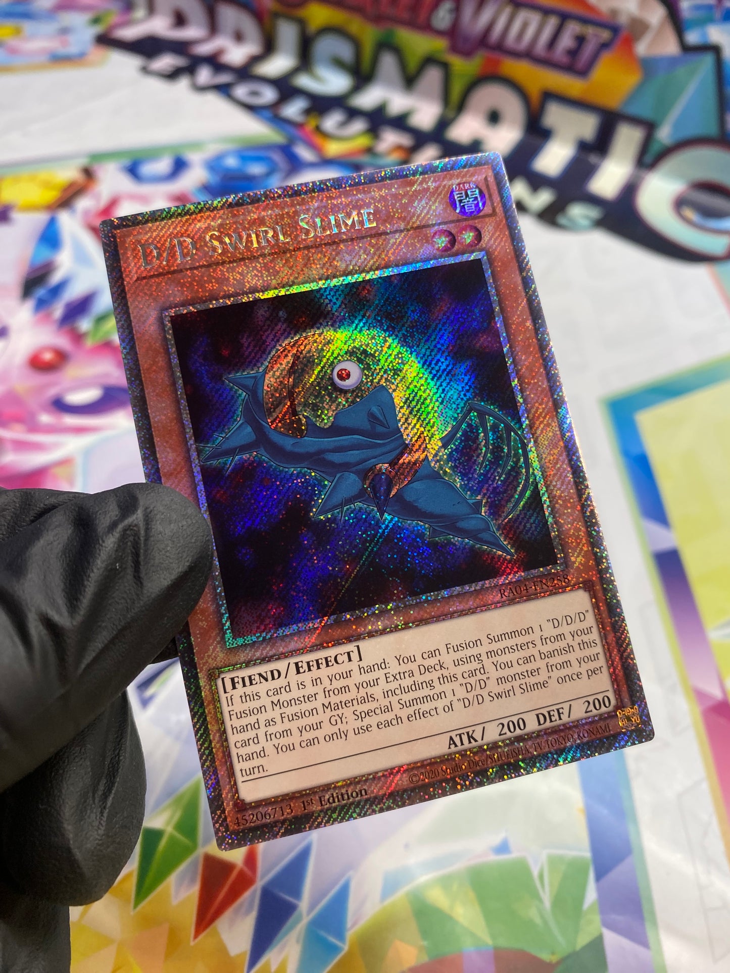 Yu-Gi-Oh! D/D Swirl Slime (RA04-EN258) Platinum Secret Rare - NM/M