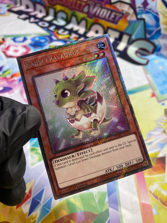 Yu-Gi-Oh! Babycerasaurus (RA04-EN131) Platinum Secret Rare - NM/M