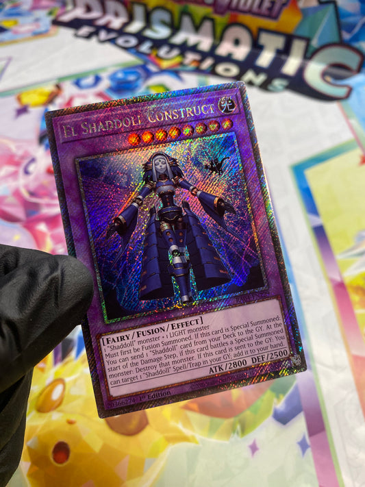 Yu-Gi-Oh! El Shaddoll Construct (RA04-EN229) Platinum Secret Rare - NM/M