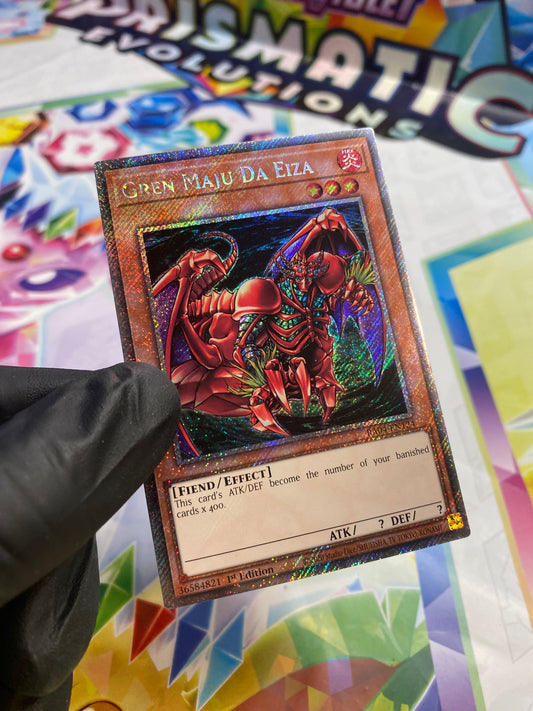 Yu-Gi-Oh! Gren Maju Da Eiza (RA04-EN124) Platinum Secret Rare - NM/M