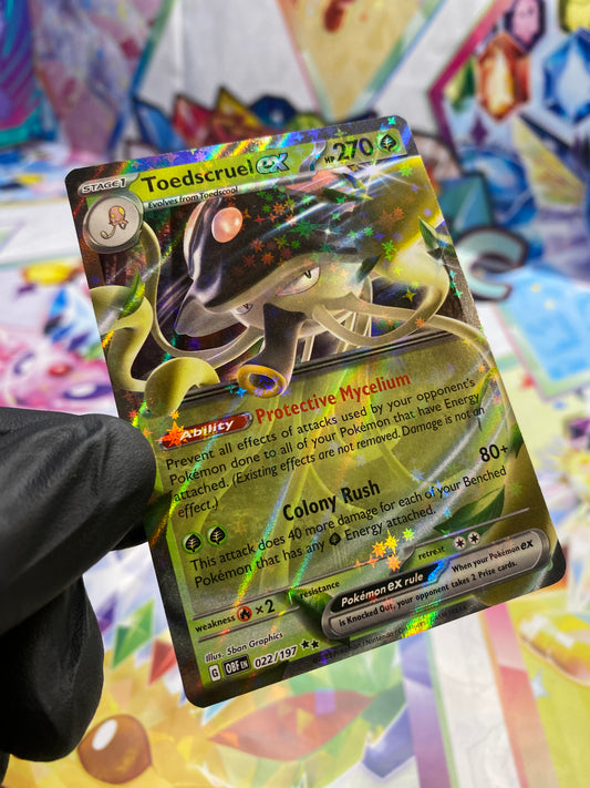 Pokémon Toedscruel Ex #022 (OBF) - NM/M