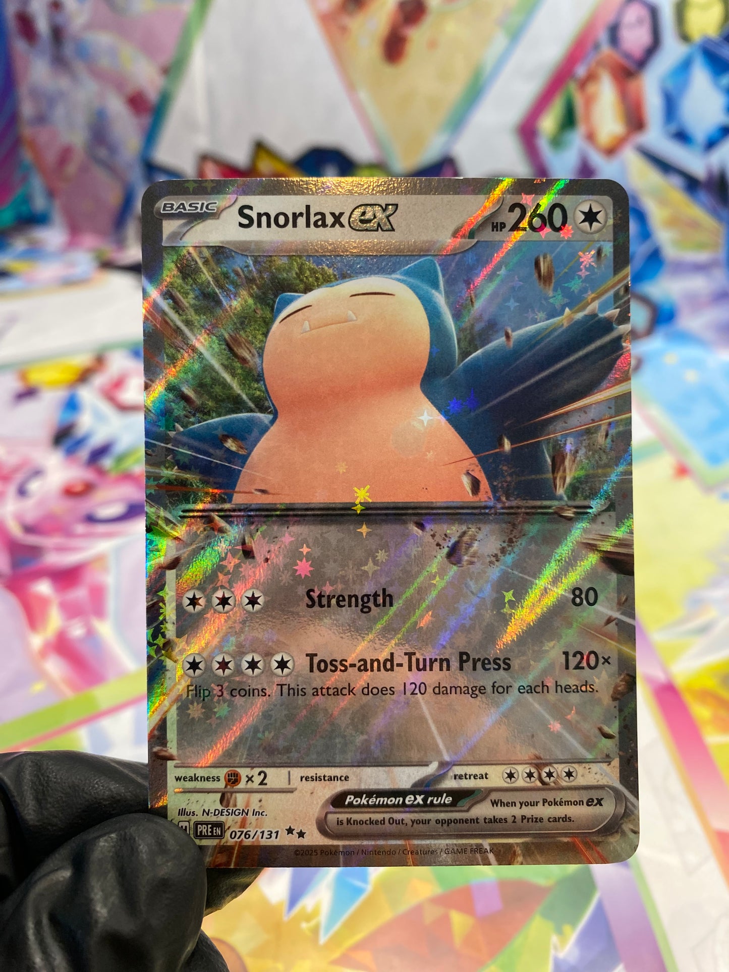 Pokémon Snorlax Ex #076 (PRE) - NM/M