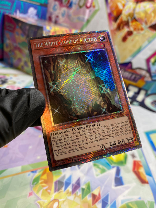 Yu-Gi-Oh! The White Stone Of Ancients (RA04-EN267) Platinum Secret Rare - NM/M