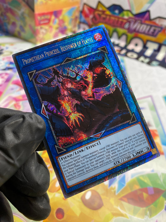 Yu-Gi-Oh! Promethean Princess, Bestower of Flames (RA04-EN050) Platinum Secret Rare - NM/M