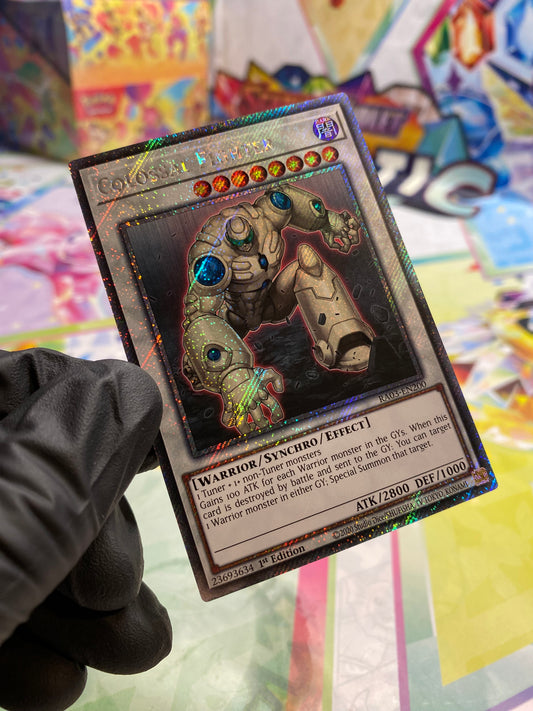 Yu-Gi-Oh! Colossal Fighter (RA03-EN200) Platinum Secret Rare - NM/M