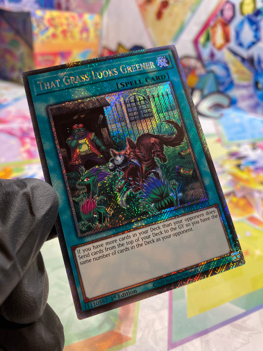Yu-Gi-Oh! That Grass Looks Greener (RA03-EN063) Platinum Secret Rare - NM/M