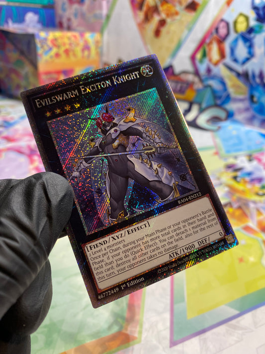 Yu-Gi-Oh! Evilswarm Exciton Knight (RA04-EN212) Platinum Secret Rare - NM/M