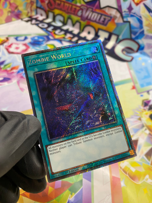 Yu-Gi-Oh! Zombie World (RA03-EN205) Platinum Secret Rare - NM/M