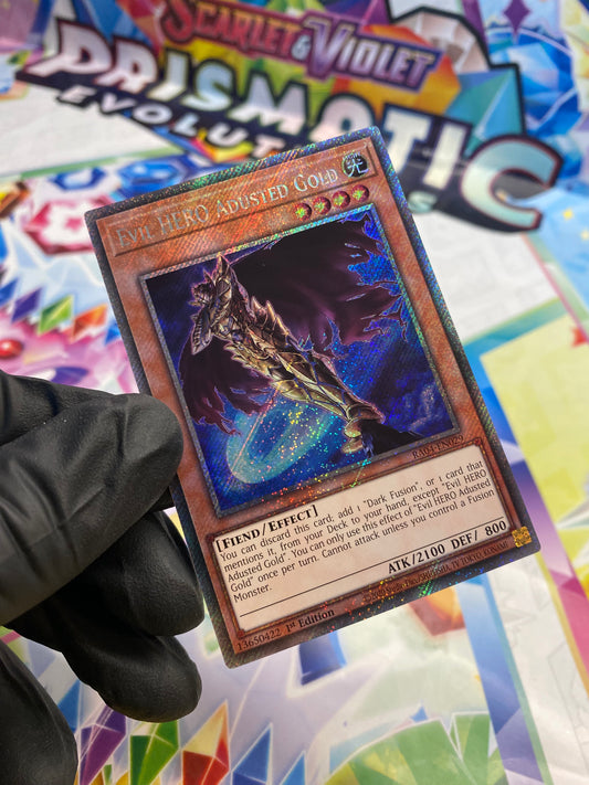 Yu-Gi-Oh! Evil HERO Adusted Gold (RA04-EN029) Platinum Secret Rare - NM/M