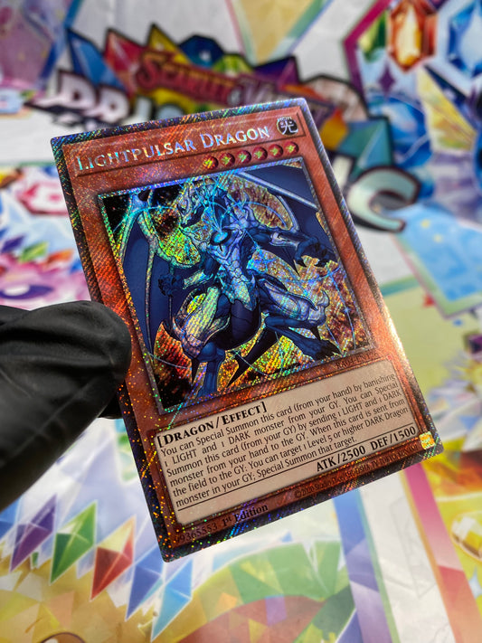 Yu-Gi-Oh! Lightpulsar Dragon (RA04-EN176) Platinum Secret Rare - NM/M