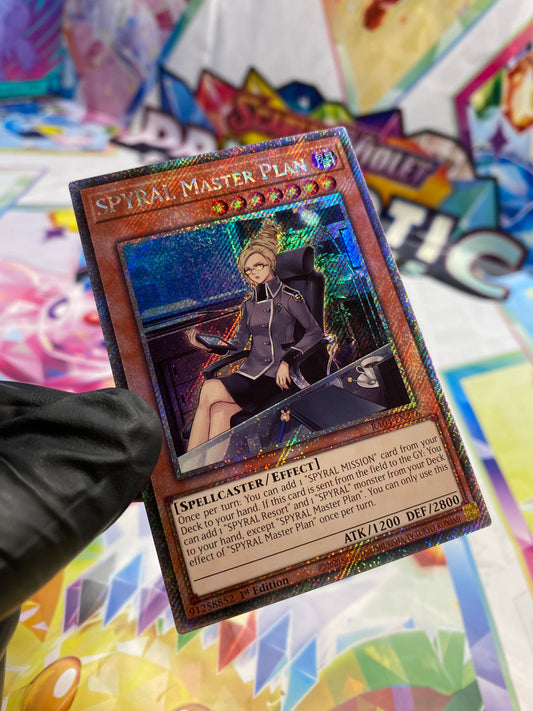 Yu-Gi-Oh! Spyral Master Plan (RA04-EN276) Platinum Secret Rare - NM/M