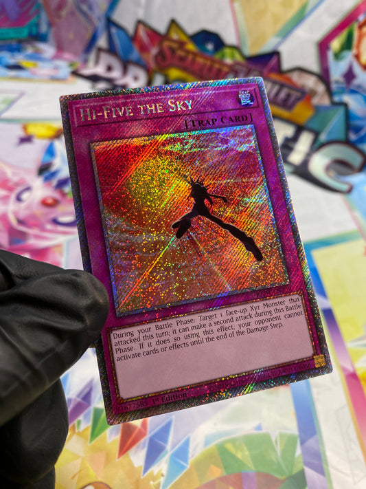Yu-Gi-Oh! Hi-Five The Sky (RA04-EN239) Platinum Secret Rare - NM/M