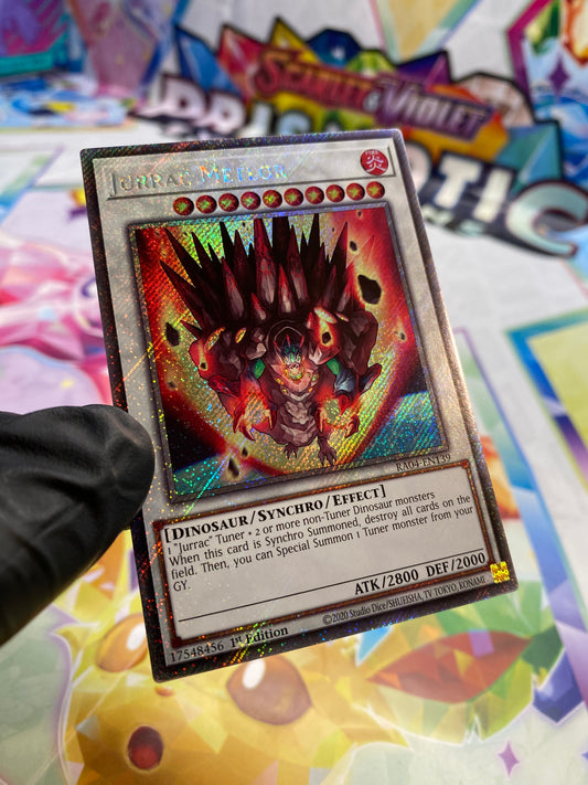 Yu-Gi-Oh! Jurrac Meteor (RA04-EN139) Platinum Secret Rare - NM/M