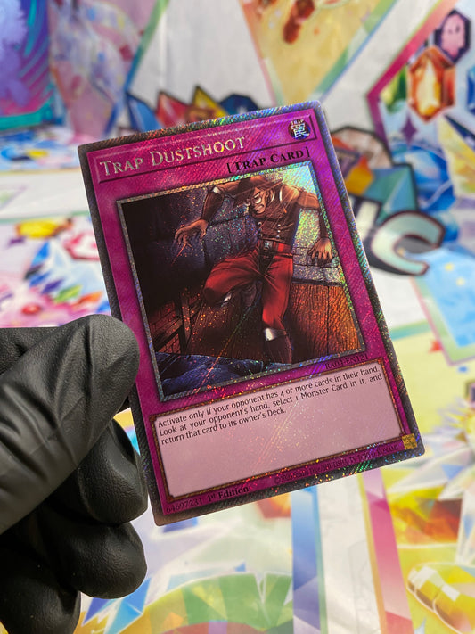 Yu-Gi-Oh! Trap Dustshoot (RA04-EN121) Platinum Secret Rare - NM/M