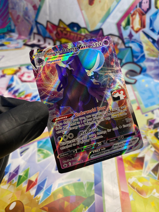Pokémon Shadow Rider Calyrex Vmax #075 (Prize Pack) - NM