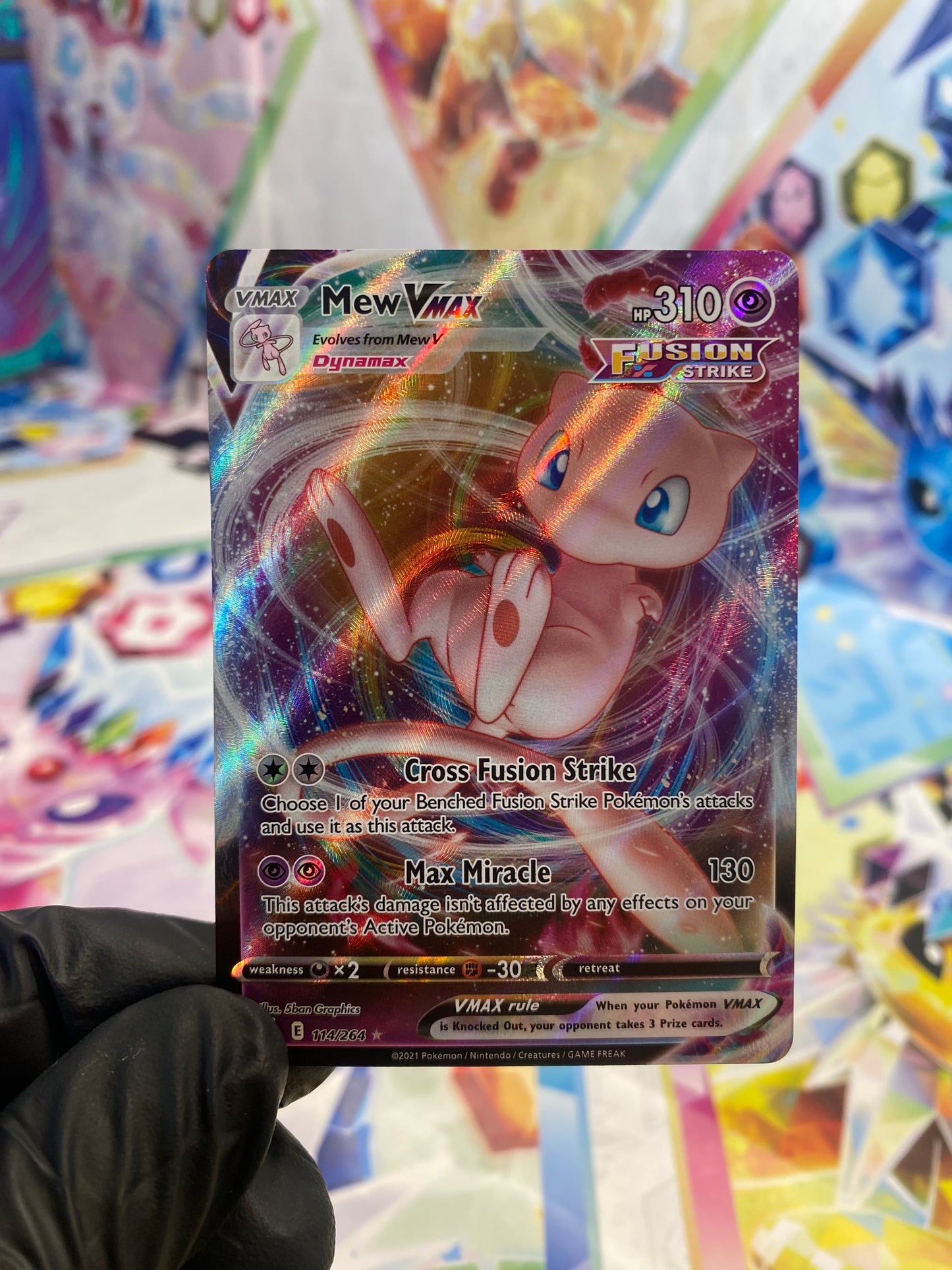 Pokémon Mew Vmax #114 - NM/M