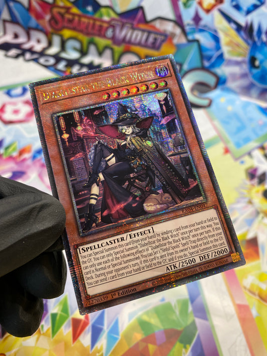 Yu-Gi-Oh! Diabellistar The Black Witch (RA04-EN047) Quarter Century Secret Rare - NM/M